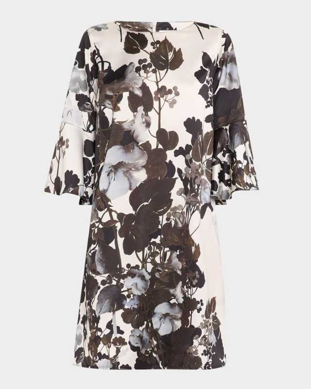 Bella Floral-Print Shift Dress